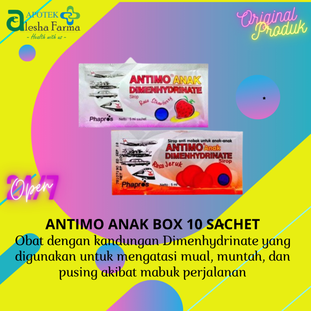 Antimo Kids Box Contains 10 Sachets | Antimo Orange Flavor | Antimo ...