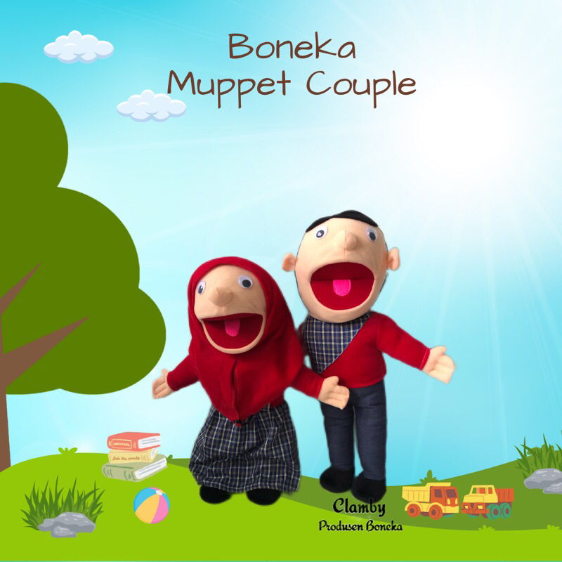 Muppet Hand Puppets for Boys and Girls Couples | Educational Dolls ...