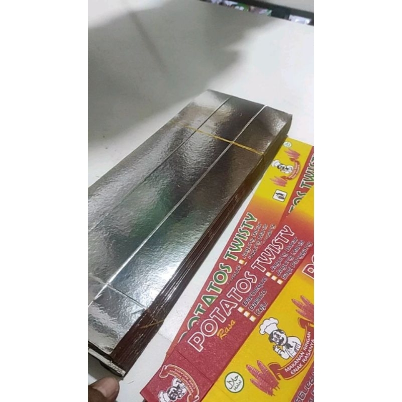 PUTIH 100 Sheets Of Threaded Potato Paper White IVORY Material Size