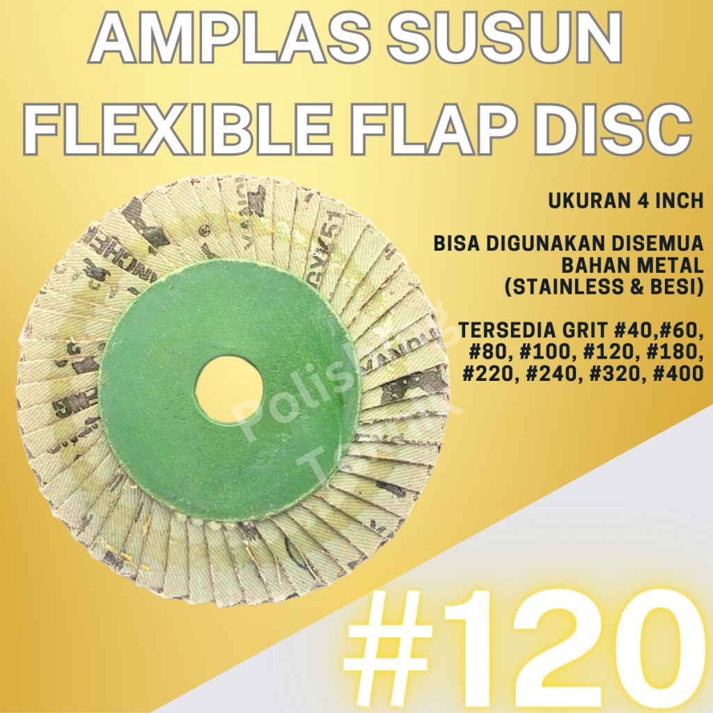120 Flexible Grit Flap Disc Stacking Sandpaper | Shopee Philippines