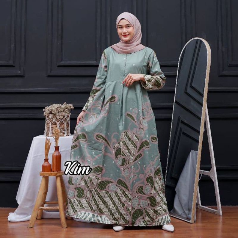 New jumbo batik gamis and standard women's fashion, muslim clothing ...