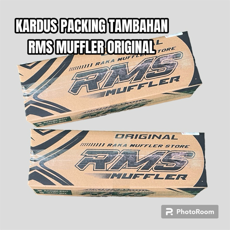 Adding ORIGINAL RMS MUFFLER cardboard packaging | Shopee Philippines