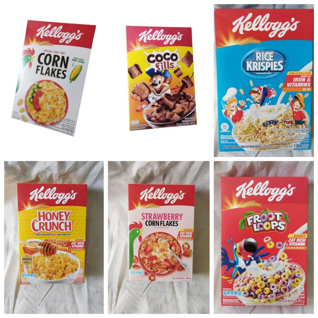 Kelloggs Cereal corn flakes box packaging | Shopee Philippines