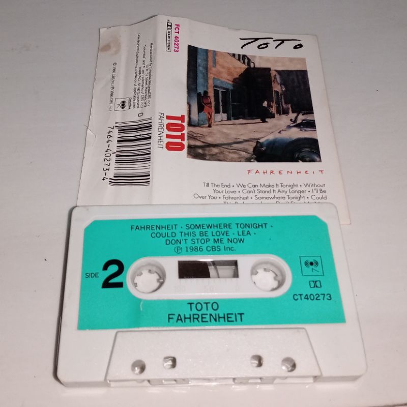 Toto Cassette - Fahrenheit (IMPORT US) | Shopee Philippines