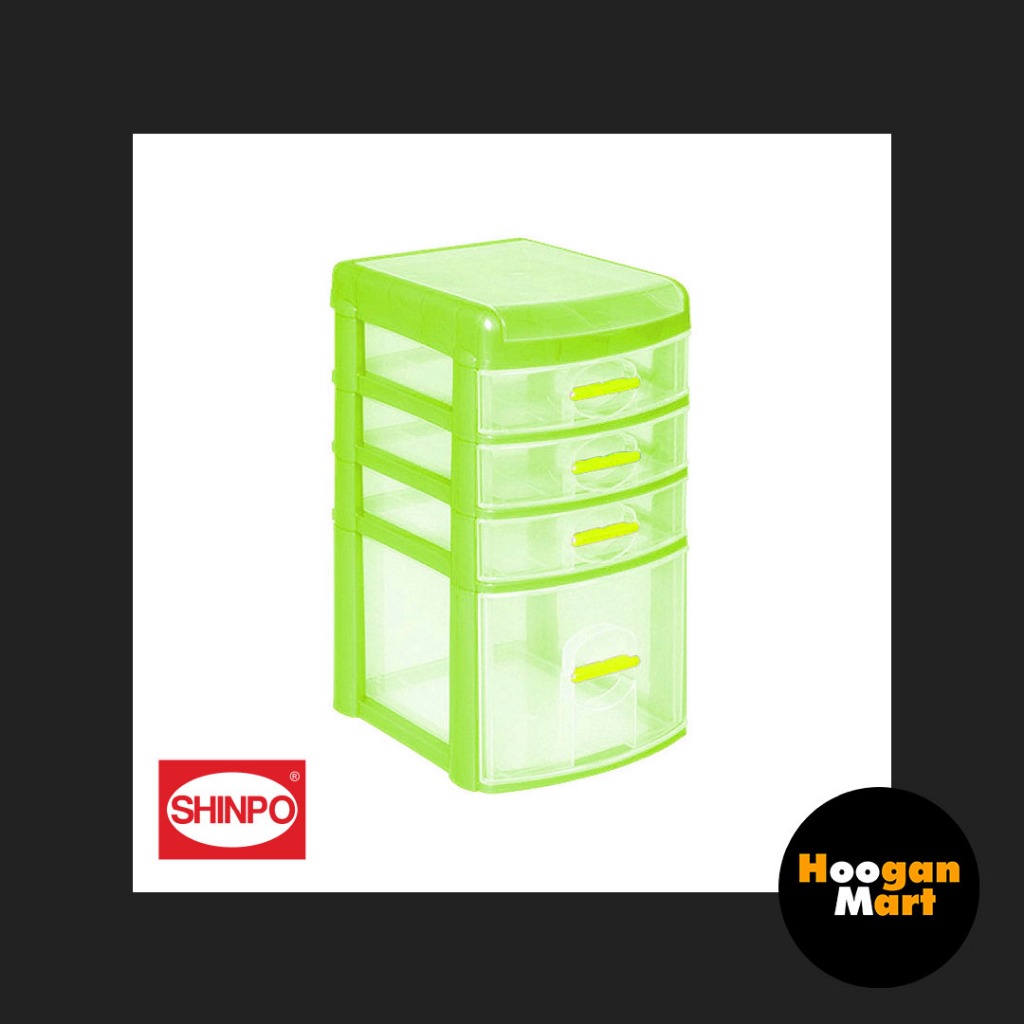 [Shelf] Drawer Mini Container Stacking 4 + 1 Fit SIP 334 C-5 - Shinpo ...