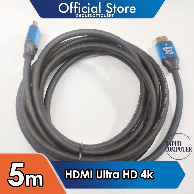 Original 5 meter M-TECH HDTV Premium 4K Ultra HD hdmi cable | Shopee ...