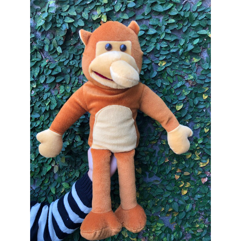 Handpupet educational dolls, fairy tale dolls, monkey bekantan hand ...