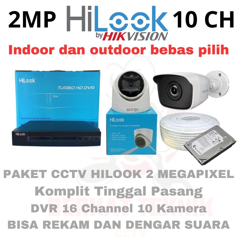 Cctv Package 2MP AUDIO 10 Camera CCTV Package Ready To Install | Shopee ...