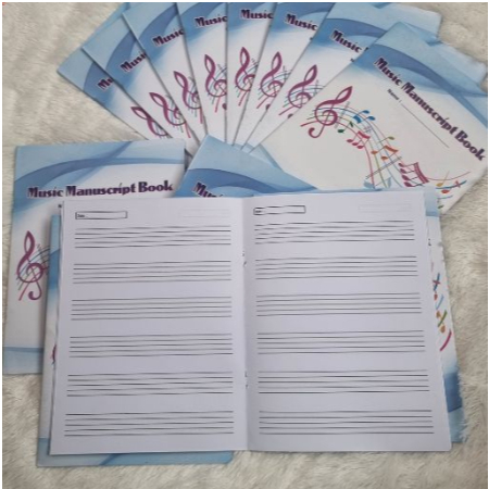 Music Beam not Writing Book/Five Line Music Writing Book paranada Line ...