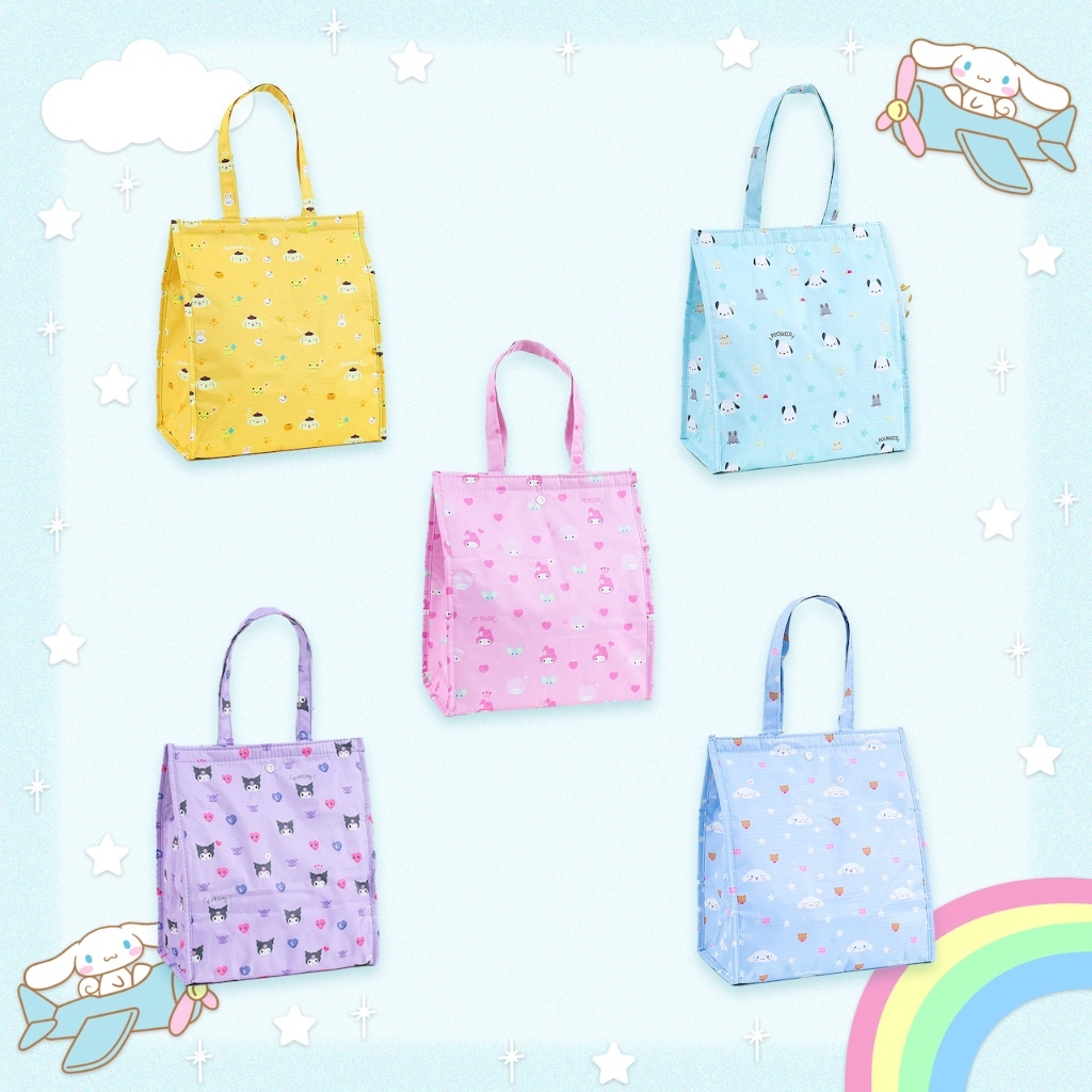 Kuromi Bag Pattern and Friends Cinnamoroll My Melody Pompompurin