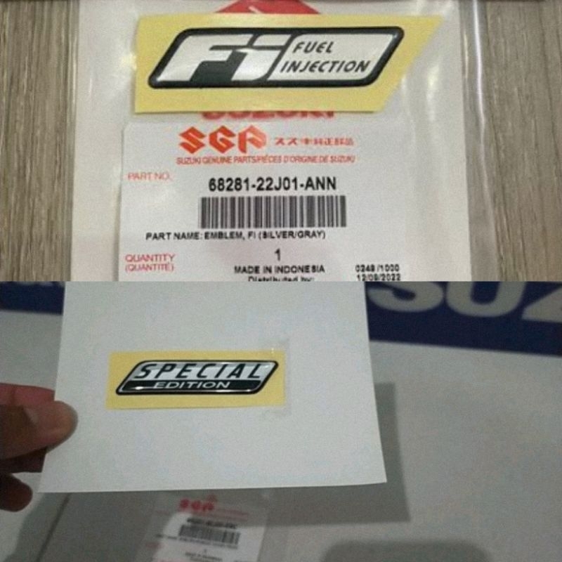 Logo sticker sticker emblem Fi fuel injection special edition special ...