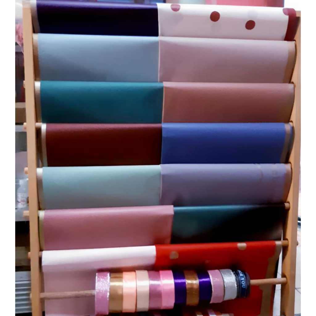 GANTUNGAN Paper Hanger Rack Ribbon Storage Rack Cellophane Paper Craft ...