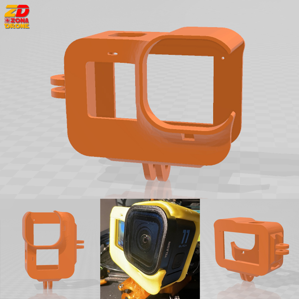 Gopro Hero 9 - 10 - 11 - Gopro 12 Dual Mount Fit with Telesin ND Filter ...