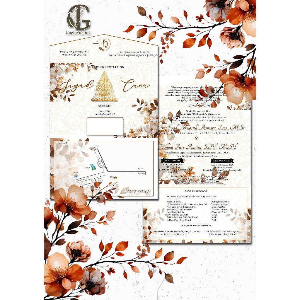 Envelope MODEL wedding invitation (Soft Cover) | Shopee Philippines