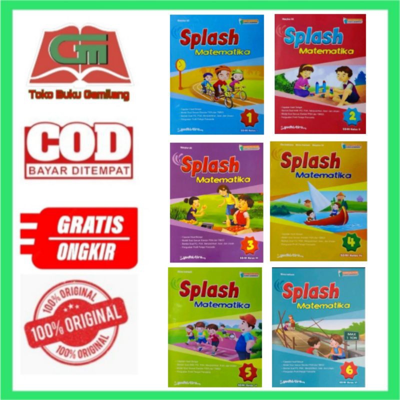 MATHEMATICS SPLASH BOOK FOR ELEMENTARY SCHOOL/MI GRADES 1, 2, 3, 4, 5 ...