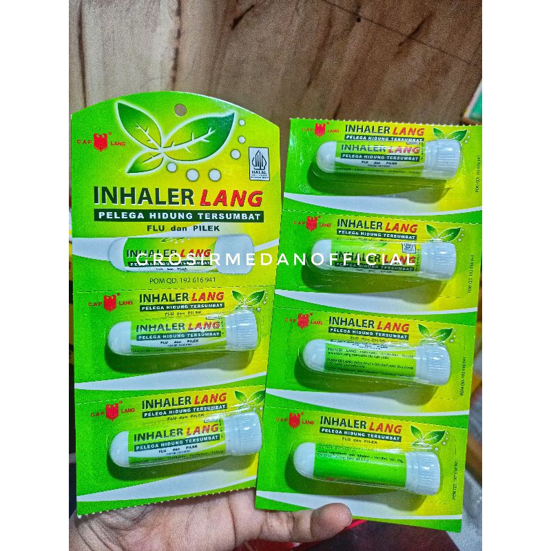 INHALER CAP LANG BAGUS - TREATS SYMPTOMS, FLU, COLD, STUFFED NOSE ...