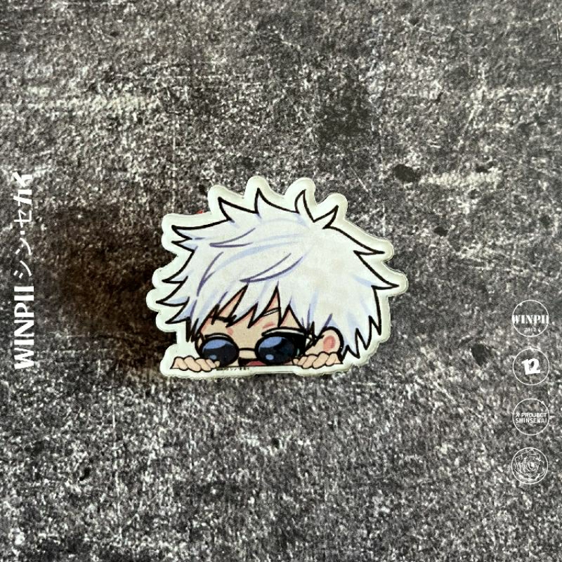 Satoru Gojo V2 Acrylic Pin Anime Jujutsu Kaisen | Shopee Philippines