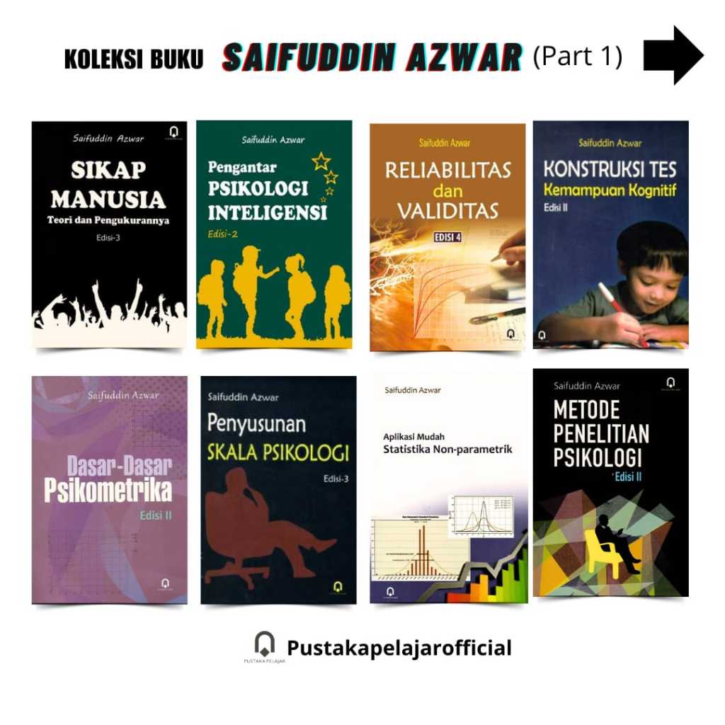 SAIFUDDIN AZWAR Book Collection: Psychological Research Methods ...