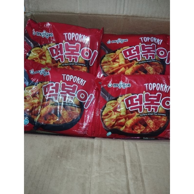 Mujigae TOPOKKI 170 grams | Instant TTEOKBOKKI (EXP 2025) | Shopee ...