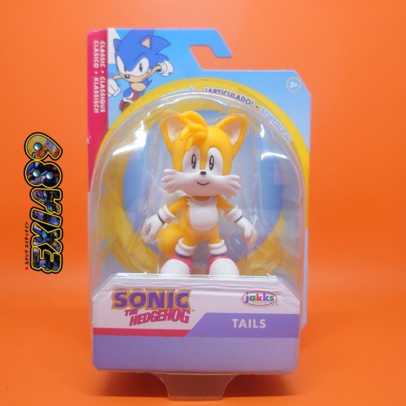 Sonic The Hedgehog 2.5-Inch Articulated Action Figure - Classic Tails ...