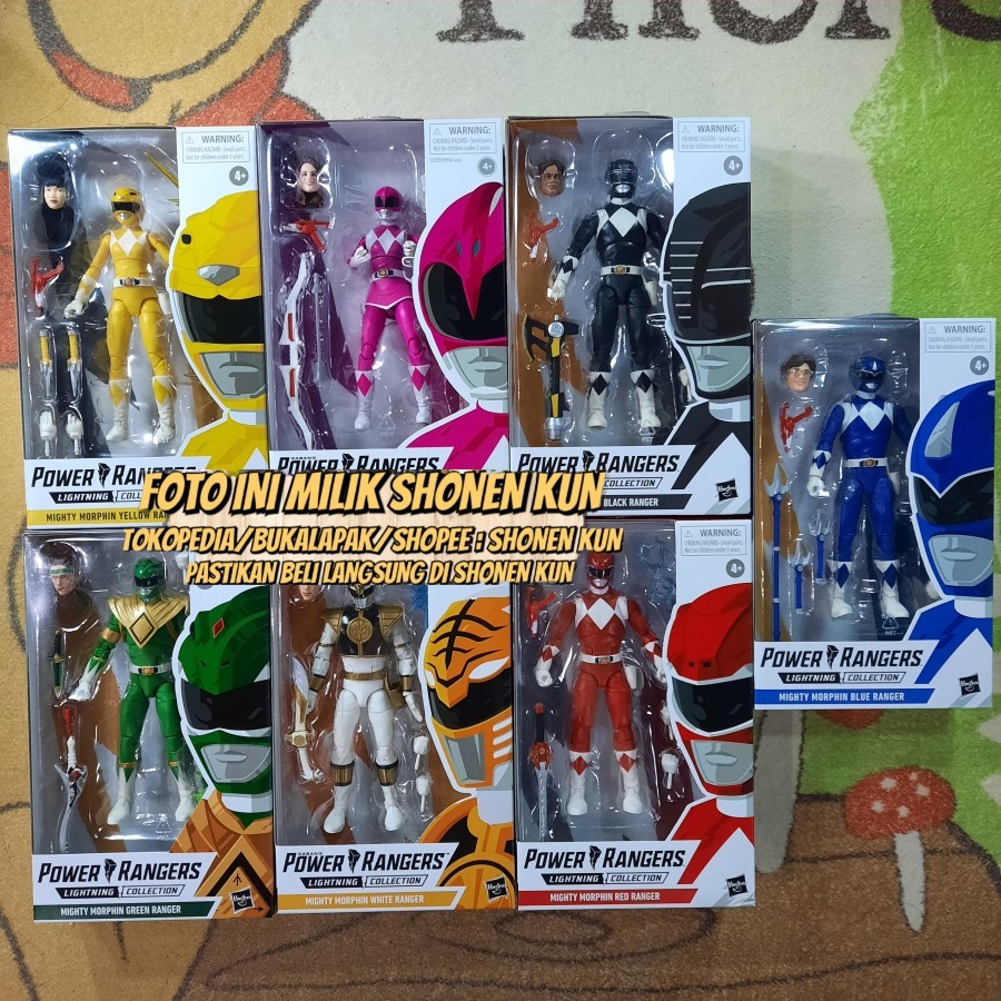 Lightning COLLECTION SET RANGER MMPR Toys POWER RANGERS ORIGINAL ...