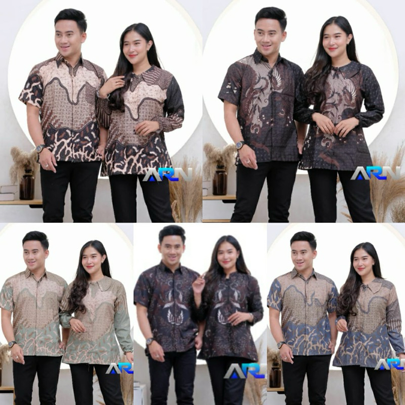 Men's women's office couple batik - blouse tops, office uniforms, women ...