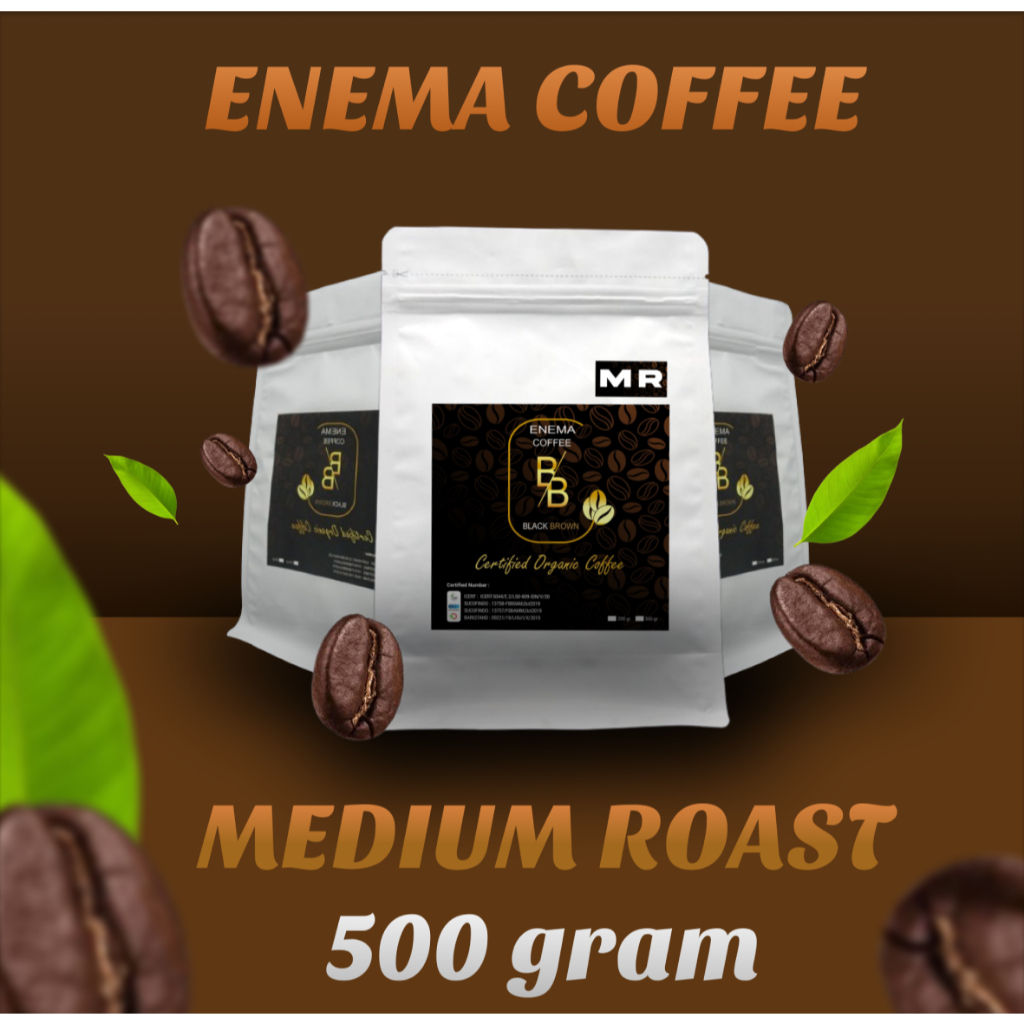 MEDIUM ROAST ENEMA ORGANIC COFFEE 500 Grams CERTIFIED | Shopee Philippines