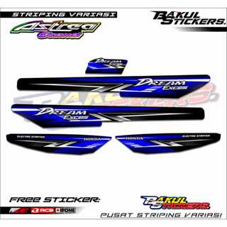 Honda Astrea Grand Variation Striping Sticker List Of Honda Astrea Grand Motorcycle Shopee