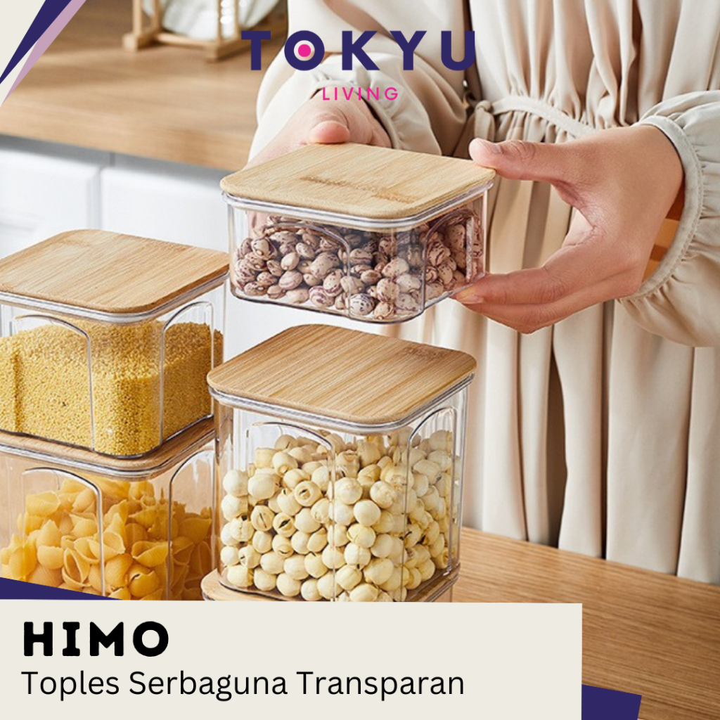 KAYU Tokyu - HIMO Airtight Snack Wooden Lid Aesthetic Bamboo Lid ...