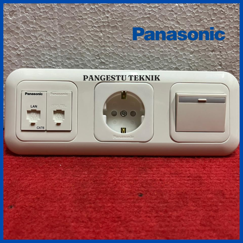 Panasonic Socket + Paint 6 Module + Telephone Module + Large Wide ...