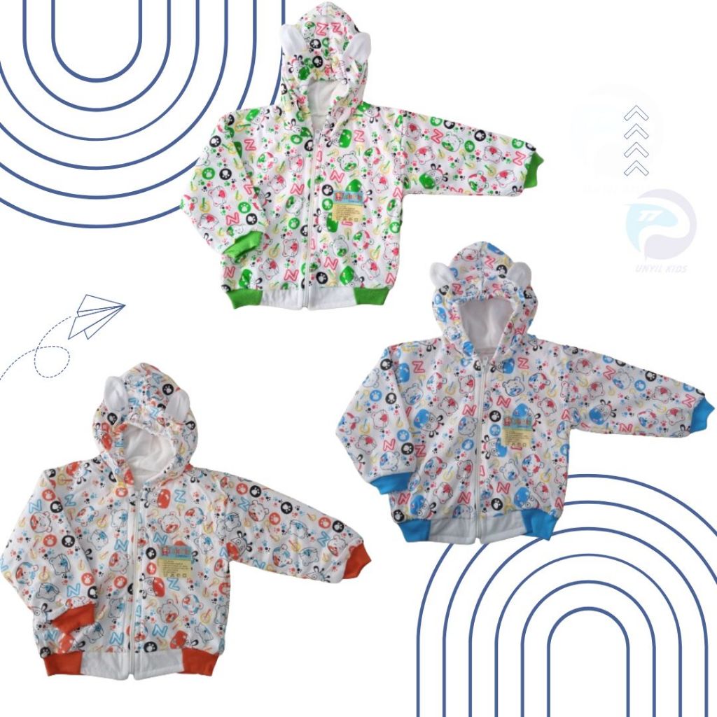 CUTE BABY JACKET WITH ANIMAL PICTURES / Cute Baby Jacket | Shopee ...