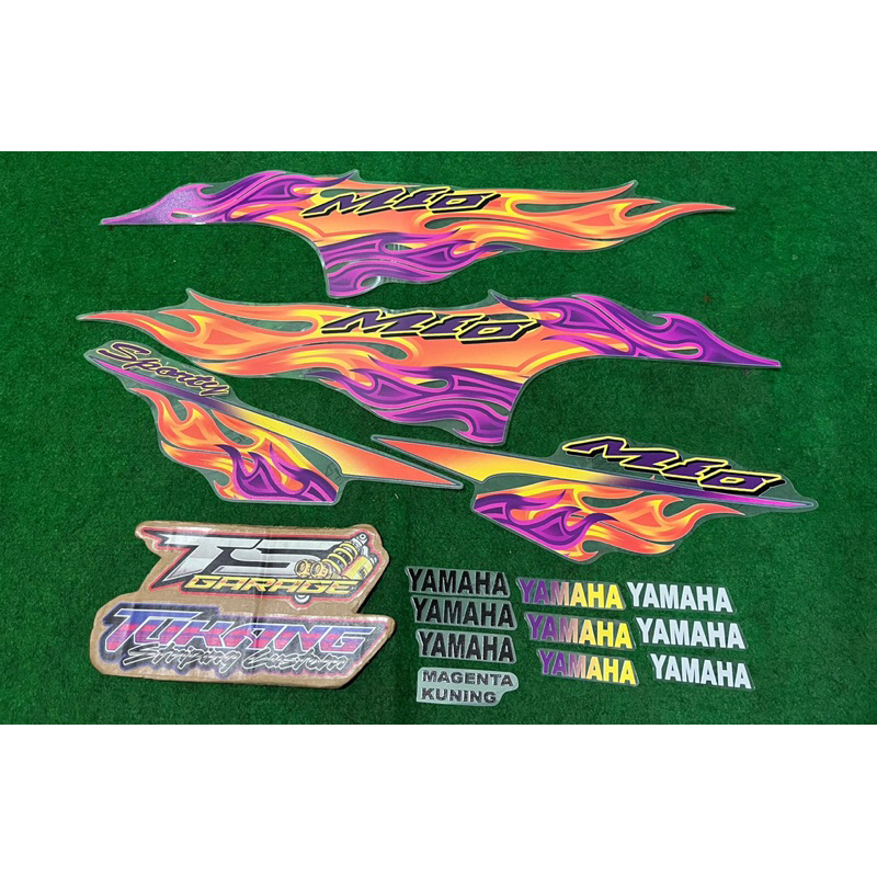 MIO API NEW API STRIPING NEW TRANSPARENT GRADUATED MIO I 125 DECALS ...