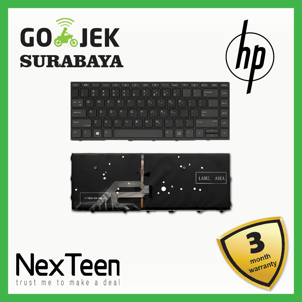 HP ProBook 640 G4 645 G4 640 G5 645 G5 Backlite Keyboard - Black ...