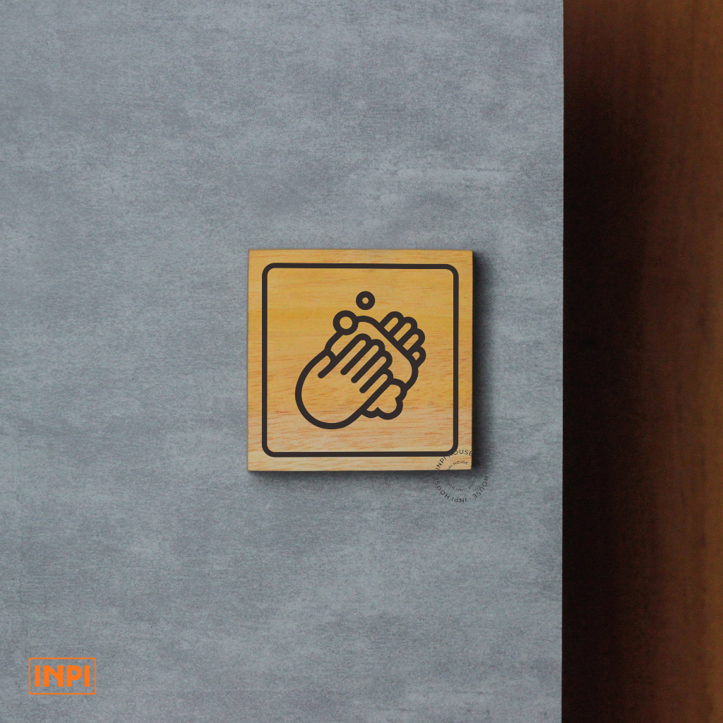 Hand wash sign system - wash hand signage - wall sign - hand wash sign ...