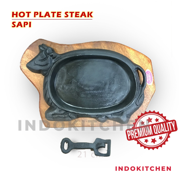 KAYU Premium Steak Hot Plate/ Beef Hot Plate Wooden Tray/ Steak Tray