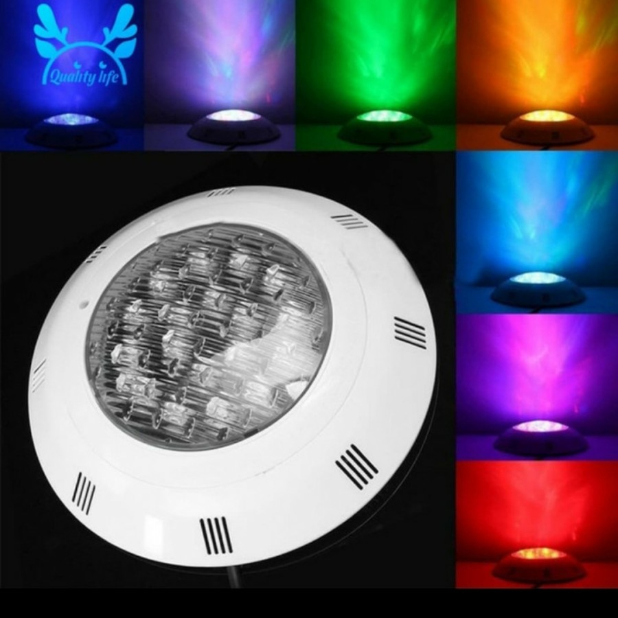 12w RGB LED Pool Light/Under Water Light With Remote Control | Shopee ...