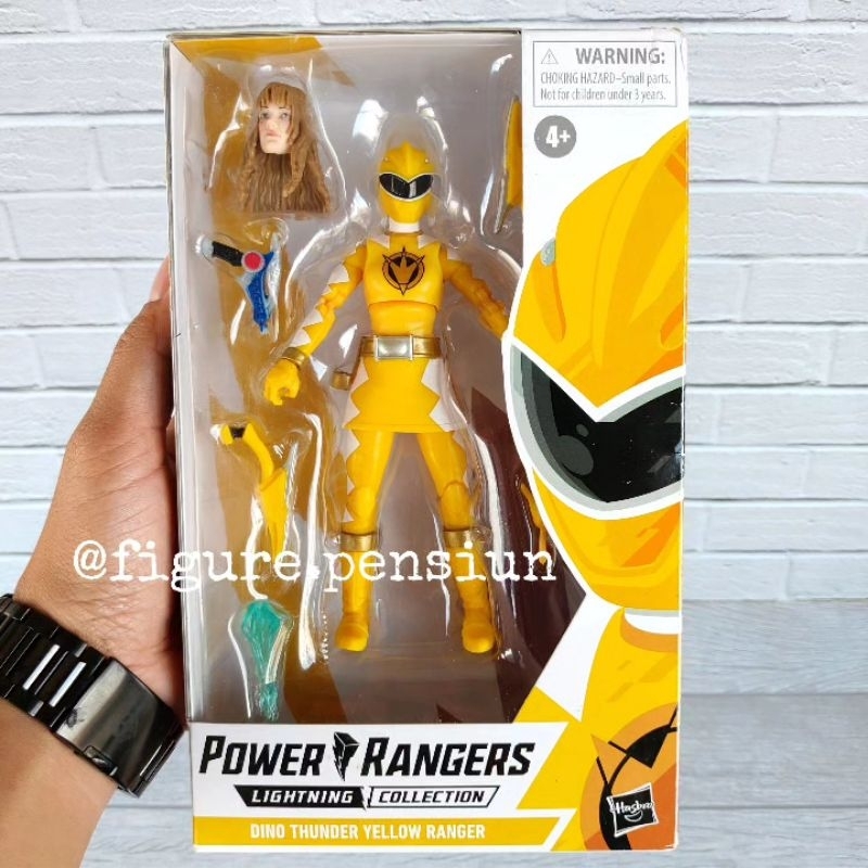 Hasbro POWER RANGERS LIGHTNING COLLECTION DINO THUNDER YELLOW RANGER ...