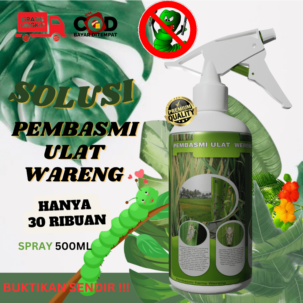 500ml Ready-to-Use Caterpillar & Planthopper Killer Liquid, No Need to ...