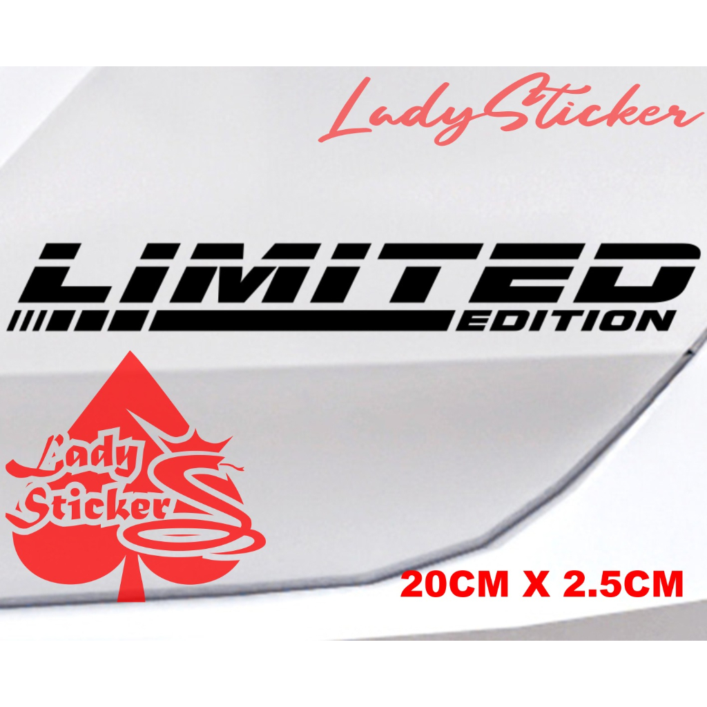 Limited EDITION sticker striping sticker LIMITED EDITION sticker ...