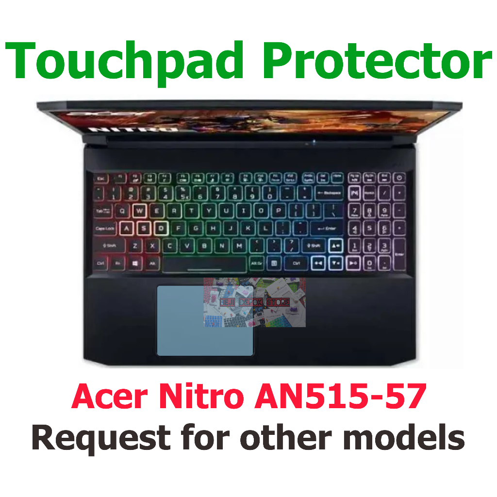 Anti-Scratch Touchpad Protector Acer Nitro 5 AN515-57 Laptop Protector ...