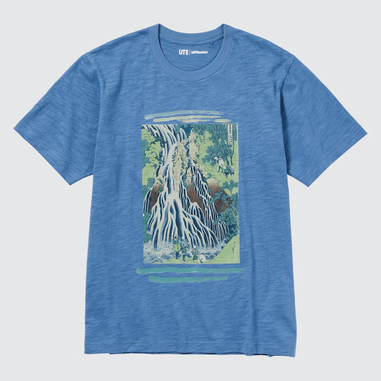 Uniqlo UT X Hokusai Blue TShirt | Aa099 | Shopee Philippines