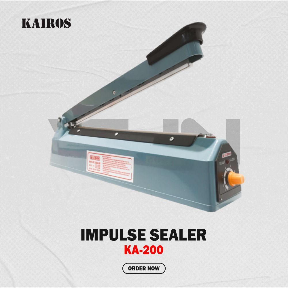 MESIN Kairos IMPULSE SEALER KA200 Plastic PRESS Machine Shopee