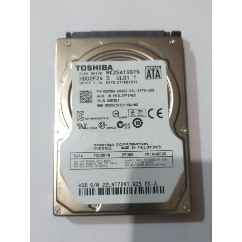 250gb sata hard disk 250gb hdd | Shopee Philippines