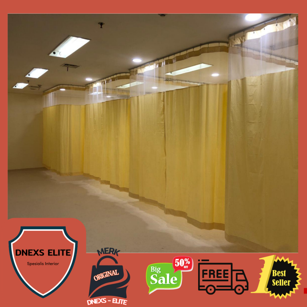 Lab Tested anti-Bacterial Hospital Curtains Have Been Proven | Shopee ...
