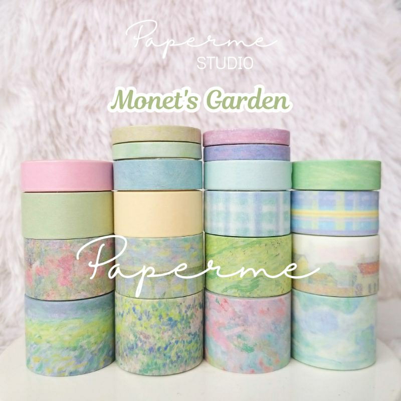 Washi TAPE - Sticker roll vintage flower news paper watercolor times ...