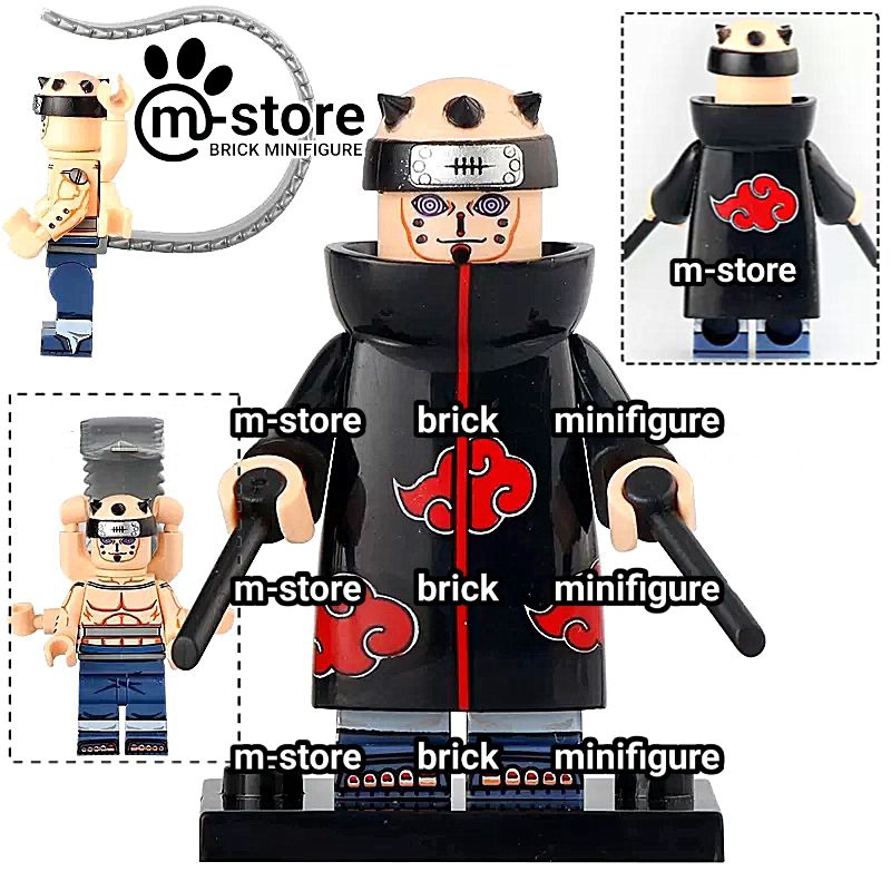 Brick naruto shurado pain ashura path mini toy figure | Shopee Philippines