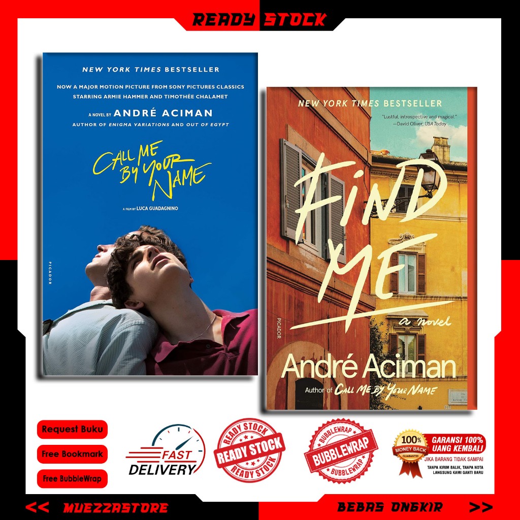 Call Me by Your Name Find Me by André Aciman (English/Indonesia) Shopee Philippines