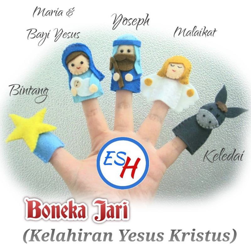 Finger Puppet l Nativity Finger Doll l The Birth of Jesus Christ ...