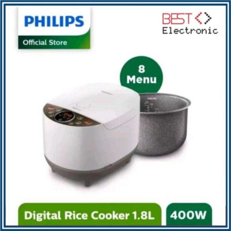 Philips HD 4515 HD4515 Digital Rice Cooker premium 1.8 L | Shopee ...