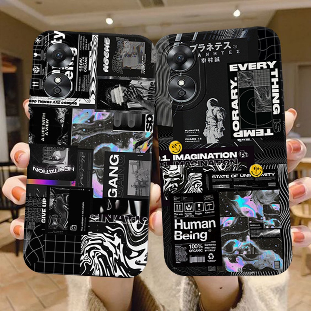 Softcase Oppo A98 5g 2023 Motif Dark Wallpaper Aesthetic Cool Case